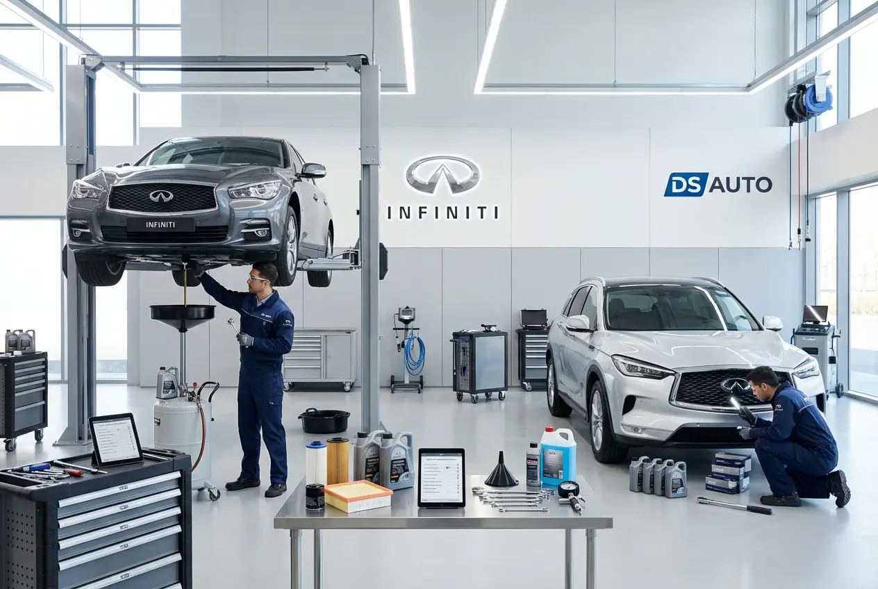 Обслуживание автомобилей Infiniti на станции техобслуживания «DS Auto» в Жуковском
